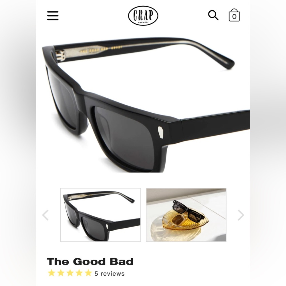 ✨HIGH END!! CRAP EYEWEAR “THE GOOD BAD” POLARIZED SUNGLASSES✨